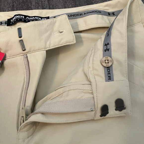 Under Armour relaxed fit khaki golf capris - Picture 7 of 10